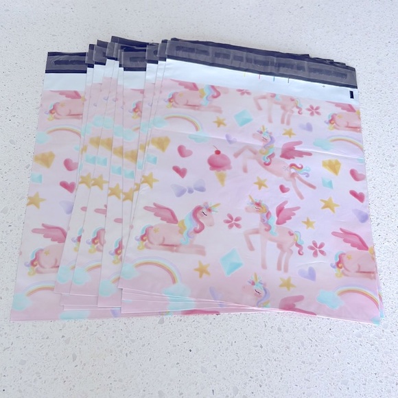 CLEARANCE 25 pcs Unicorns Poly Mailers 10"x13" inches - Picture 3 of 4